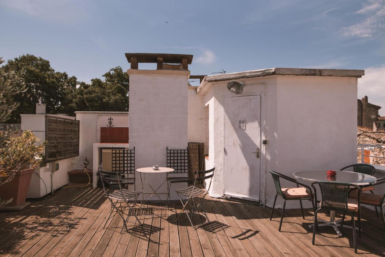 Chez Pepito & Zaza Hypercentre Rooftop Garage Nîmes Buitenkant foto